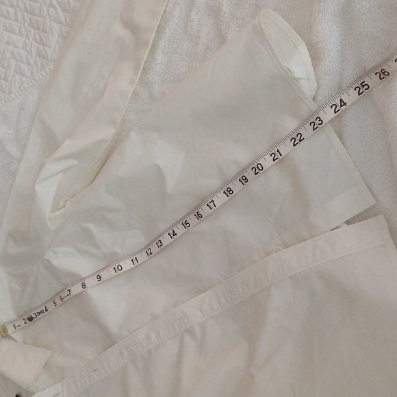 🔥🔥🔥Universal Standard white cotton & elastane button down blouse 4XS - Picture 13 of 14